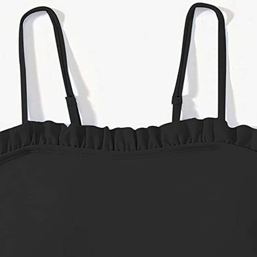 Toddler Girl's 3 Swimsuits Soild Bikini Rullfe Bathing Suit Briefs Girls Bikini Swimwear Set Girl Swim Suit2