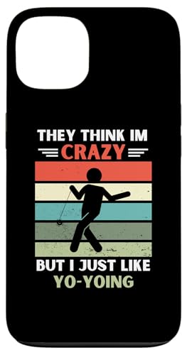 ���B���e�[�W They Think Im Crazy But I Just Like Yo-Yoing Lover �X�}�z�P�[�X iPhone 13 �p