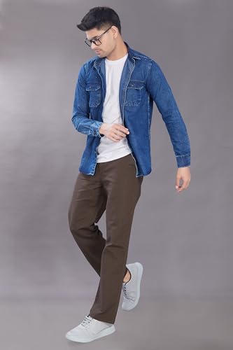 Image of DIVISIVE Men's Relaxed Fit Cotton Linen Blend Trousers