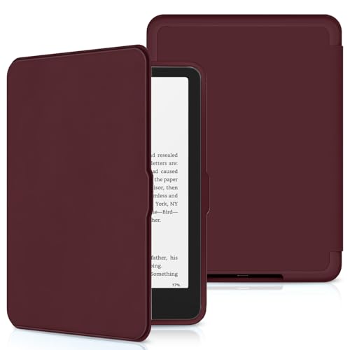 Image of Sanyetral Protective Case with Auto Wake /Sleep Function, Incompatible with TCL Remarkable Nokia -Red