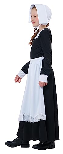 Pilgrim Girl Costume Medium (8-10) #TOP1