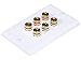 Monoprice 103538 Banana Binding Post Two-Piece Inset Wall Plate for 3 Speakers