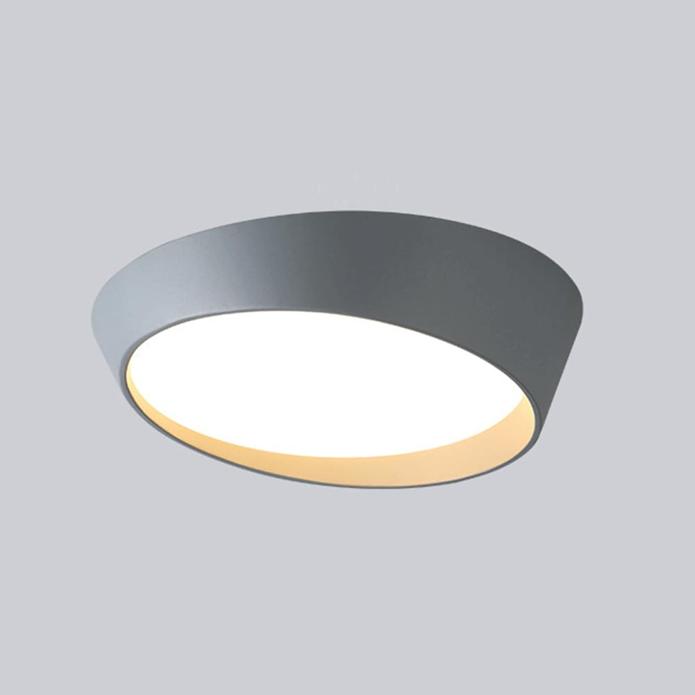 Plafonnier LED Intensité Variable Design Simple Éclairage Proche du Plafond pour Chambre Moderne