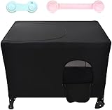 Katai Premium Pack N Play Blackout Canopy Tent – Breathable Travel Crib Cover for Better Baby Sleep – Universal Fit – Includes 2 Baby Safety Locks