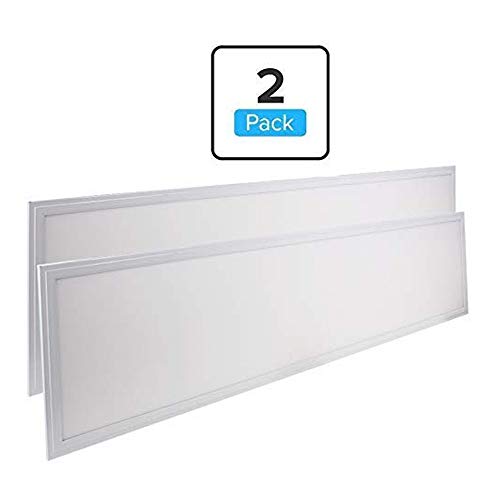 LEDMyplace (2-Pack) 1x4 ft LED Panel Light, 40W,(Replaces 150W),4000 Lumens, 120° Beam Angle