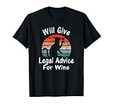 Asesoramiento Legal En Vino Para Abogado Camiseta