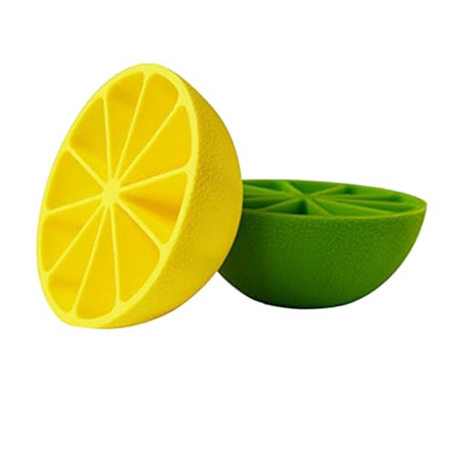 Molde de cubitos de hielo silicona forma limón 2 piezas miniatura 1