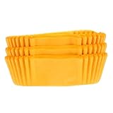 NOLITOY Cápsulas de Papel Ovaladas para Hornear Unidades Resistentes la Grasa Diseño Multipropósito para Muffins Cupcakes y Pastelitos para Decoración y Presentación Fiestas y