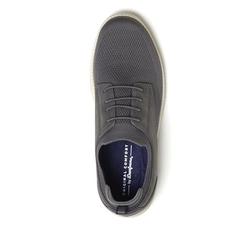 Dearfoams Men's Nash Slip on Oxford Lightweight, Breathable with Arch Support Dress Shoe 7