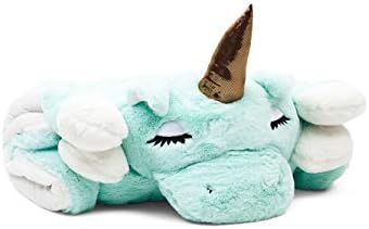 Frolics Plush Sleeping Bag Assorted Animals (Unicorn Mint)