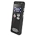 16GB Registratore Vocale Digitale Portatile, 3072Kbps Professionale Registratore con Attivazione Vocale e Password, Semplice Dittafono con Microfono e Registrazione Line-in per Lezioni e Conferenze
