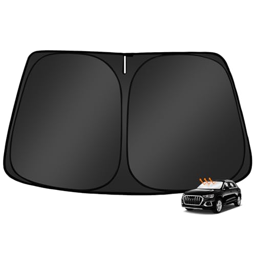 Mekdghro Custom Fit Windshield Sun Shade for Audi Q3 2019-2025 2026, Foldable, Easy to Install...
