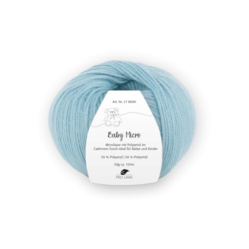 PRO LANA Baby Micro – Color: nube (59) – 50 g/aprox. 155 m de lana