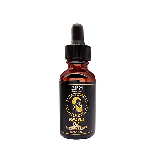 yeacher 30ml Óleo de Barba Natural Sem Perfume Óleo de Crescimento de Barba Masculino Condicionador