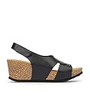 Sandalia de cuña Mora 010 Negro