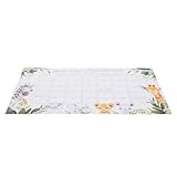 Hohopeti Wandkalender Geburtsterminkalender aus Papier Monatskalender für Babyzimmer mit Niedlichem Design Familienkalender Zur Geburtsplanung