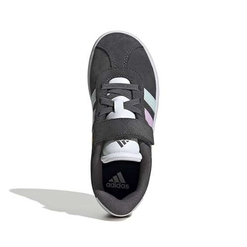 Image of adidas Kids' VL Court 3.0 Elastic Lace & Strap Shoe