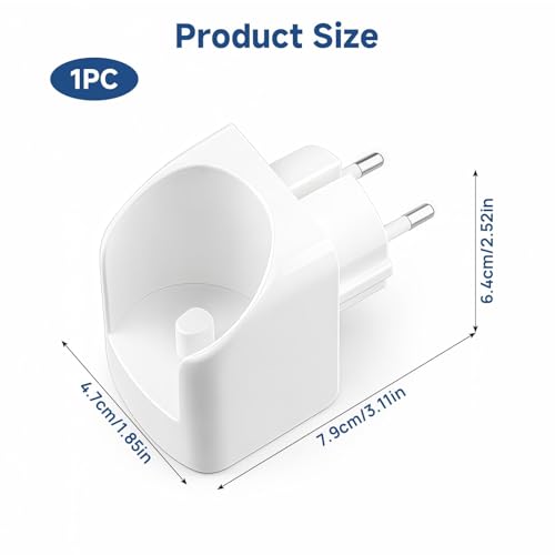 Elektrische tandenborstel, wandlader voor Oral-B iO 3/4/5/6, draadloze oplader, tandenborstel, ruimtebesparend wandlaadstation voor elektrische tandenborstels - Afbeelding 3
