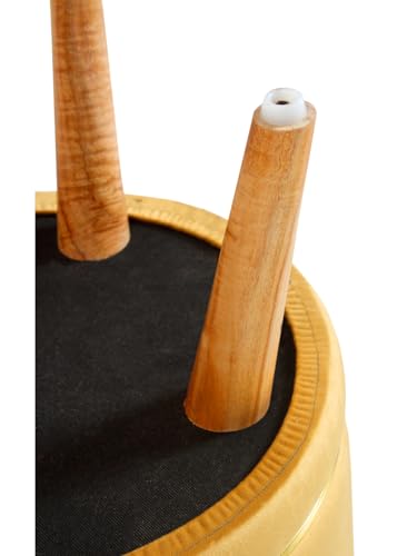 Image of Pouffes Sitting Stool for Living Room, Puffy Wooden Ottoman | Round Pouffe for Living Room & Bedroom | Pouf for Office & Home Decoration & Modern Seating Stool (Stool-Beige)