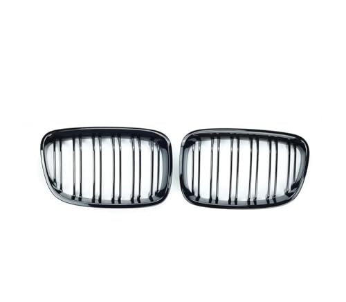Parrilla delantera para BMW Serie 1 F20 F21 2011-2014 en color negro brillante