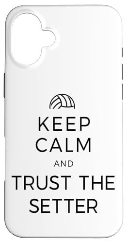 �o���[�{�[�� Keep Calm And Trust The Setter �o���[�{�[�� �o���[�{�[���I�� �X�}�z�P�[�X iPhone 16 Plus �p