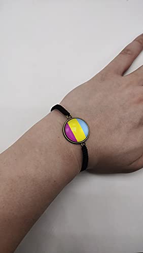 Pansexual Pride Bracelet,Pansexual Jewelry, Pride Bracelet, Resin Bracelet,Pride Flag Pink Yellow Blue Bracelet, Unisex Bracelet… #TOP2