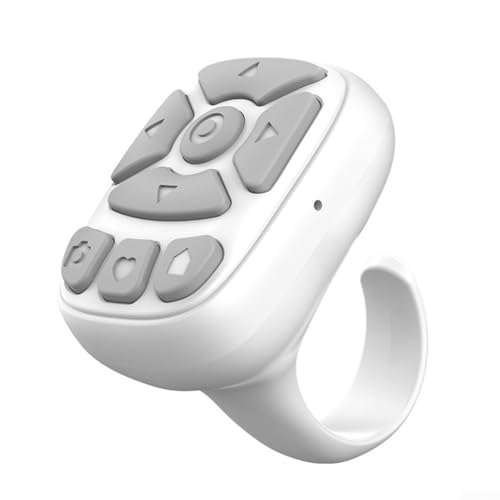 Controlador de lector electrónico 5.3 con pantalla LED, página inalámbrica para TURNER para Kindle para PAPERWHITE, clic automático para aplicaciones de teléfono, obturador remoto silencioso para iOS