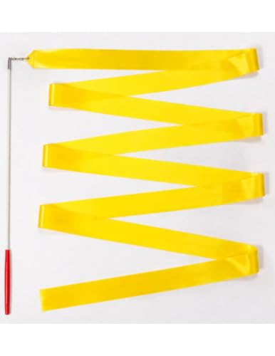 Image of BookMyCostume Gymnastic & Rhythmic Dance Ribbon Wand Collection - 2-Meter Ribbon Sticks - Ideal for School Sports Day & Gymnastic Training - Fancy Dress Costume Accessories for Kids, Teens & Adults
