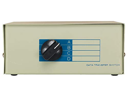 Cable Leader VGA HD15 Manual Data Switch Box (4-Way)