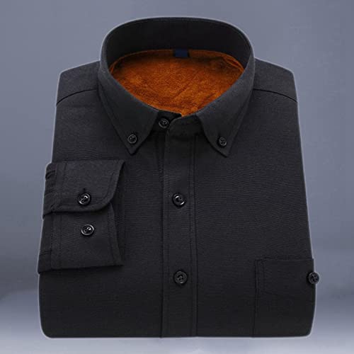 Chemise thermique pour hommes double épaisseur polaire chaude