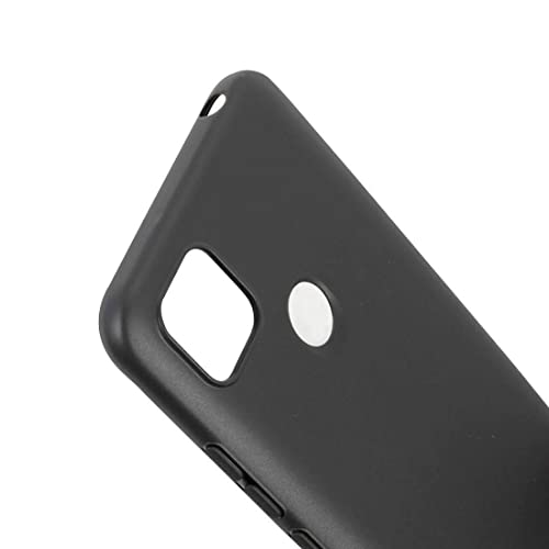 Image of Mobile Back Cover Case for Xiaomi Redmi 9C (Silicone Case|CameraProtection|Black SC1510)