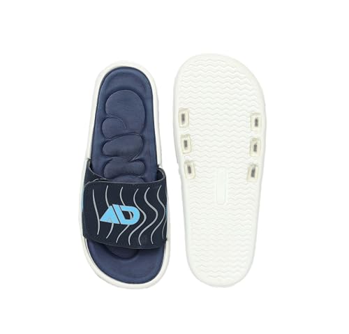 Image of AADI Men's Synthetic Leather Lightweight Comfortable Outdoor Dailyuse Casual Slides /Flip Flop /Slippers