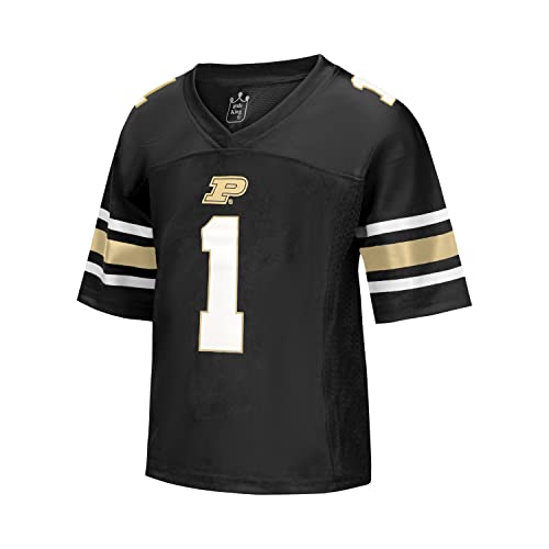 Little King Ncaa Infant-Touchdown Pass-Team Football Jersey-Purdue-Black #1-18 Months #TOP2