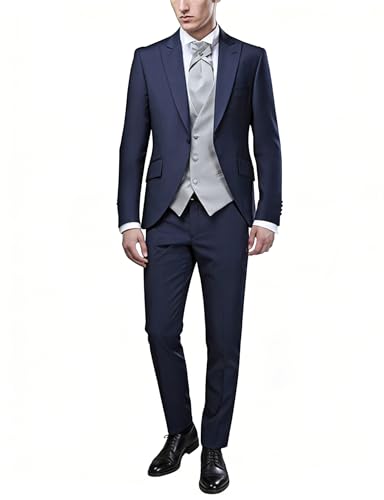 Blazer homme à col pointe avec un bouton veste de costume formelle chic