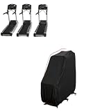 Fitness Equipment Cover Treadmill Dust Waterproof for Folding Treadmills Multiple Sizes(Black,110x95x160cm)
