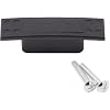 Stone Harbor Hardware Arts & Crafts Cabinet Knob/Pull, Matte Black