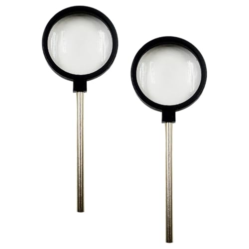 OUNONA Professional 2-Piece Physical Lens Set Concave Convex Lenses for Optical Experiments Educational Demonstrations