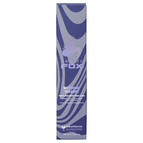 ARCTIC FOX 100% Vegan & Cruelty Free Vibrant Semi Permanent Hair Colour Dye - Witches Delight 65 ml e