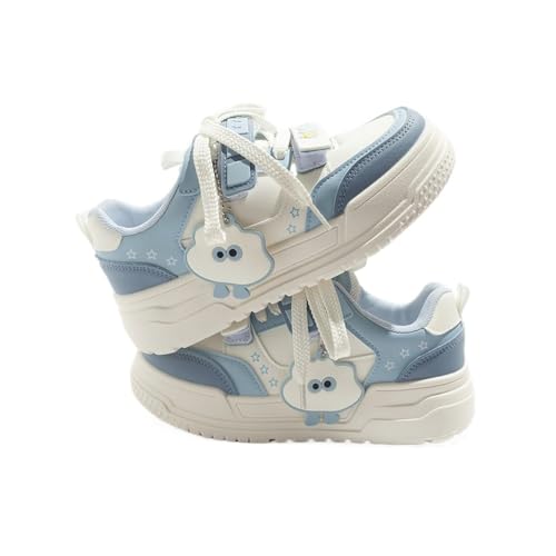 Color Burst Dopamine Kawaii Sneakers - Korean Ins Chunky Platform Shoes with Multicolor Design & Vibrant Laces | Ideal for Travel & Ins Outfits2