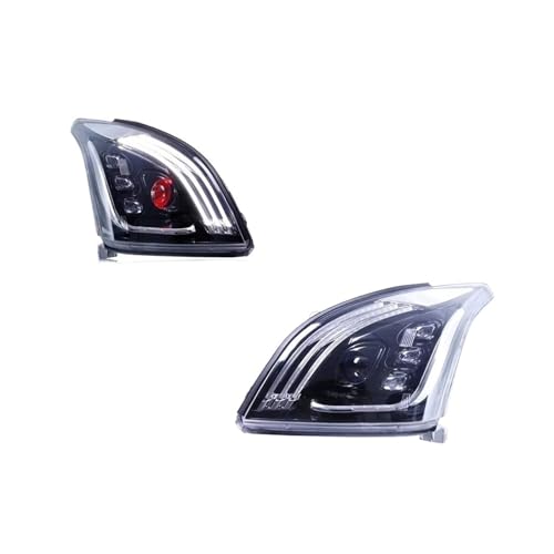 Faros LED Plug and Play para Land Cruiser FJ200 2003-2009 con luces de freno e intermitentes