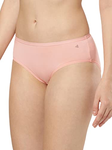 Image of Jockey 1807 Women's High Coverage Micro Modal Elastane Stretch Mid Waist Hipster with Ultrasoft Exposed Waistband