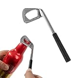 OIHCAZ Abridor de botellas personalizado de club de golf, abrebotellas de cerveza de mano novedoso para el hogar, pub, bar al aire libre, regalos de bricolaje para los amantes del golf