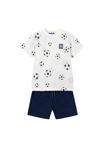 Conjunto de punto estampado Mayoral de niño en marino para jugar cómodamente en el parque