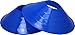 BlueDot Trading Sport Disc Cones (20-Pack) High Visibility Cones for Soccer Football Field Marking Coaching Training and Sports Agility, Multi-Colored, with Holder