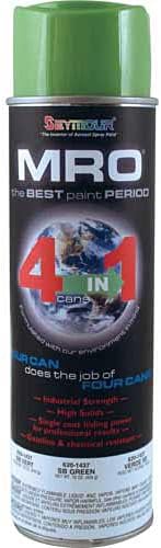 SB Green Touch-Up Spray Paint 15 to 17 Oz. Aerosol Can, 6 Cans/Case