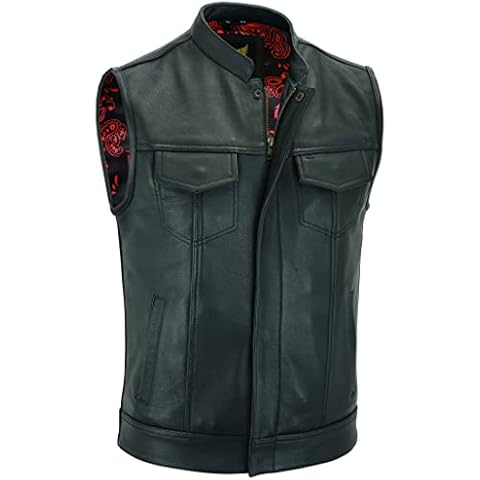 Gilet cuir Biker Leatherick XL58 Cover