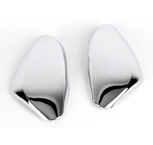 SAFE Chrome Left Right Side Mirror Cover Molding 2-pc Set for 2011 2017 Hyundai Veloster & Turbo