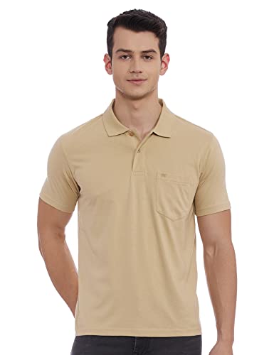 Image of Monte Carlo Mens S.Blue Plain Collar T-Shirt |22203401-167