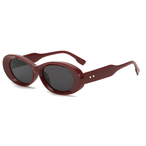 willochra Small Round Rivet Sunglasses Retro Punk Gradient Shades UV400 Women Men Fashion Oval Hippie Sun Glasses2