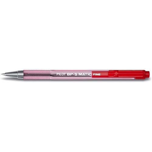 Penna A Sfera Ricaricabile Pilot Bps Matic Punta Fine 0,7 Mm Rosso
